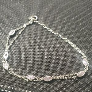 Elegant Silver Chain Bracelet